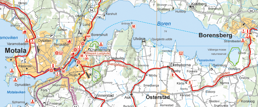 Cykel Karta Sverige | Karta 2020
